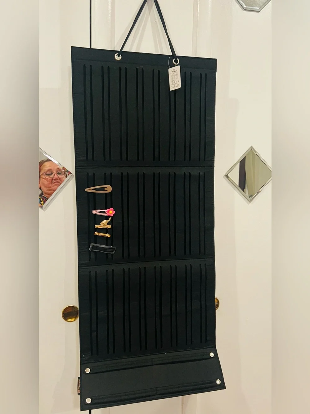 New Hanging Black hair Accessory Organizer
